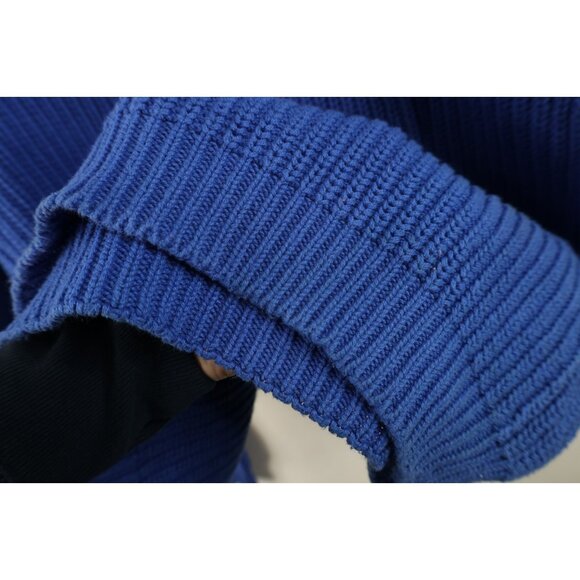 Vintage 90s Eddie Bauer Mens Large Tall Heavyweight Cotton Ribbed Knit Sweater - Picture 11 of 14